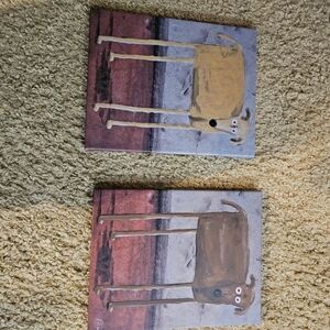 Whimsical Dog Art Canvas Set